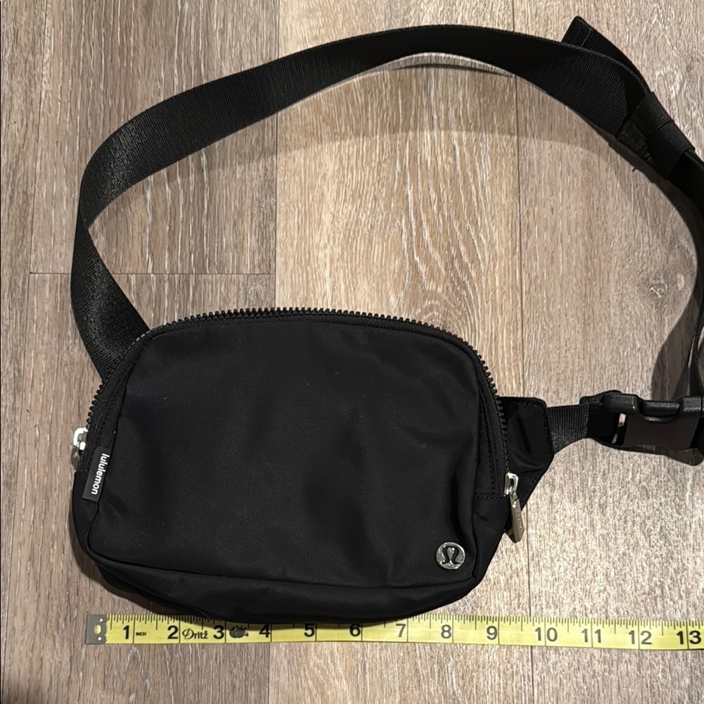 lululemon athletica Black Belt Bag Minimalist Design